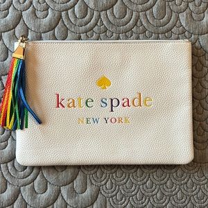 NWOT Kate Spade Pouch Rainbow